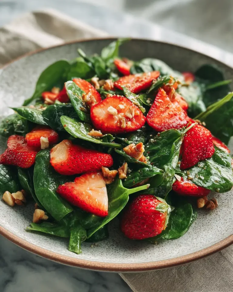 Sweet and Savory Delight Strawberry Spinach Salad Sensation - Featured Image