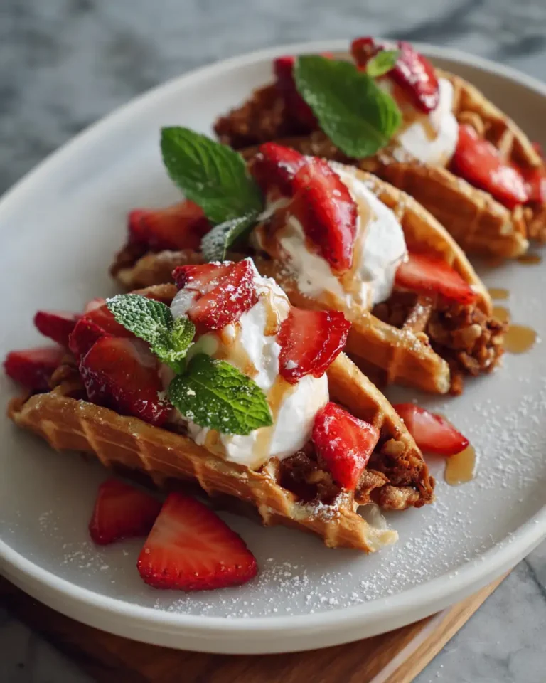 Sweet Fusion Delight: Strawberry Waffle Tacos Take Breakfast to a New Level - Featured Image