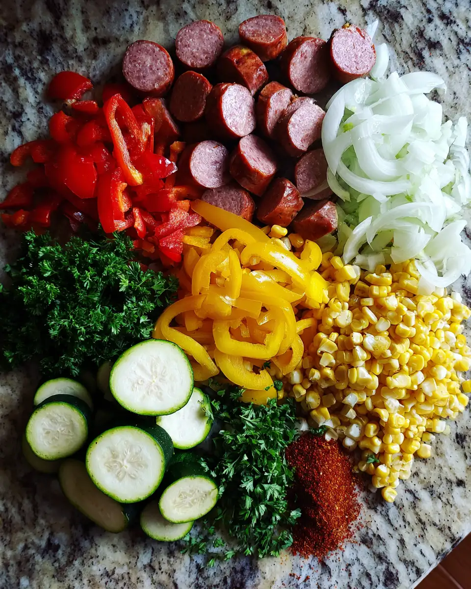 Savor the Season with a Sizzling Summer Sausage Skillet 4 Ingredients for Savor the Season with a Sizzling Summer Sausage Skillet