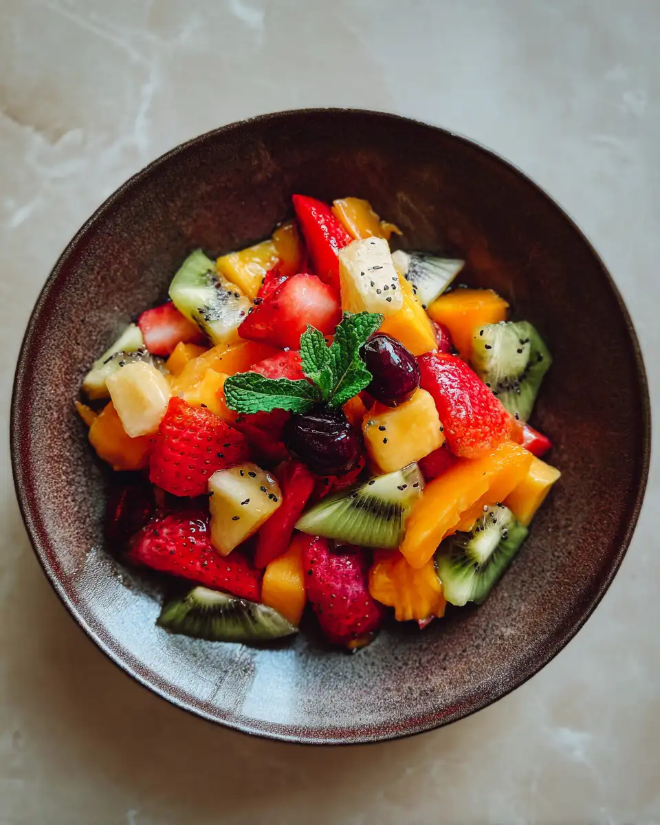 Final dish - Taste the Tropics with a Vibrant Tropical Fruit Salad Delight