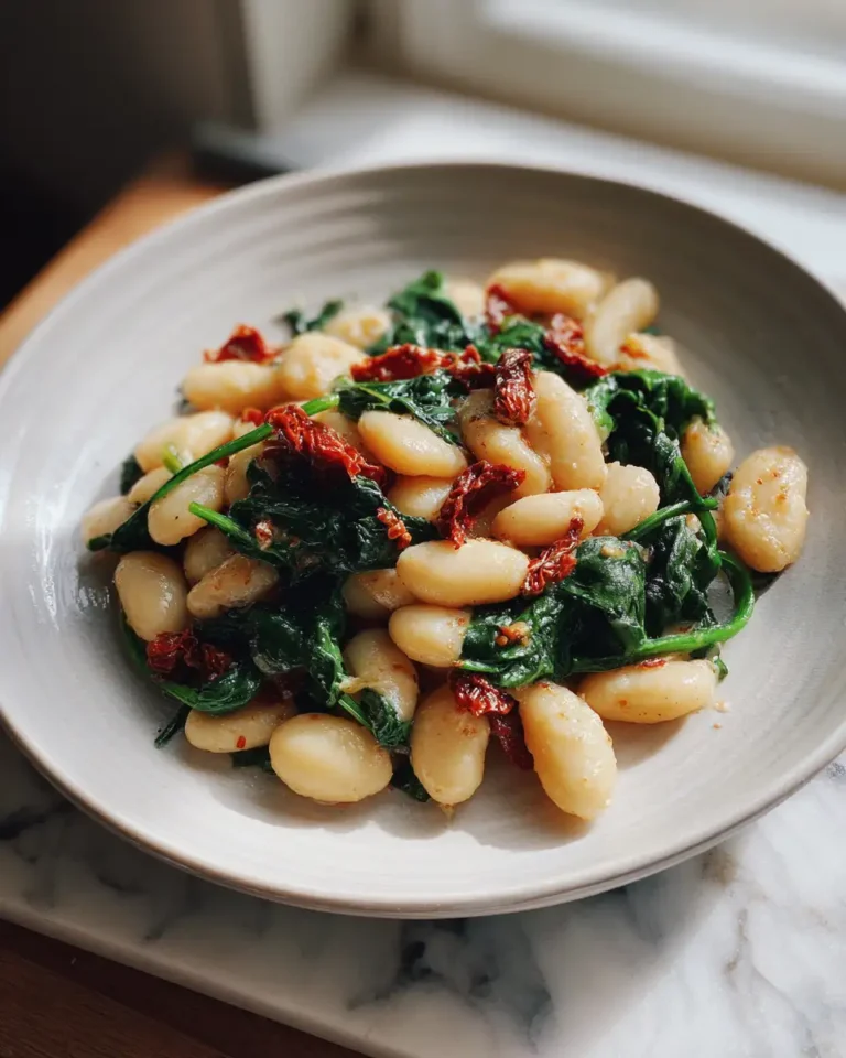 Savor the Flavors of Tuscan Butter Beans with Spinach and Sun-Dried Tomato - Featured Image