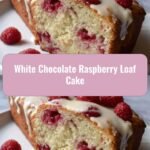 Irresistible Indulgence: White Chocolate Raspberry Loaf Cake Delight