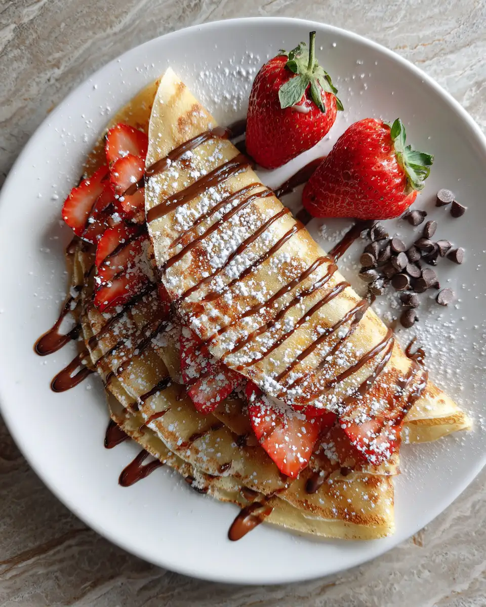 Ingredients for Unleash Your Inner Chef with a Strawberry & Chocolate Crepe Masterpiece