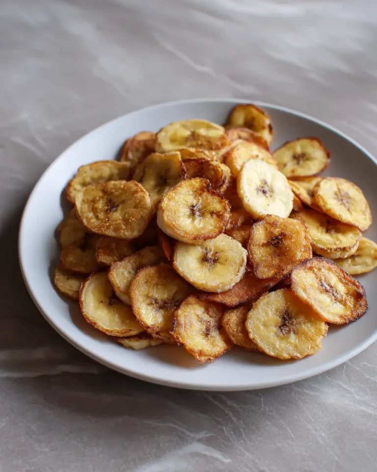 Crispy Delight: Transform Bananas into Irresistible Air Fryer Chips - Featured Image