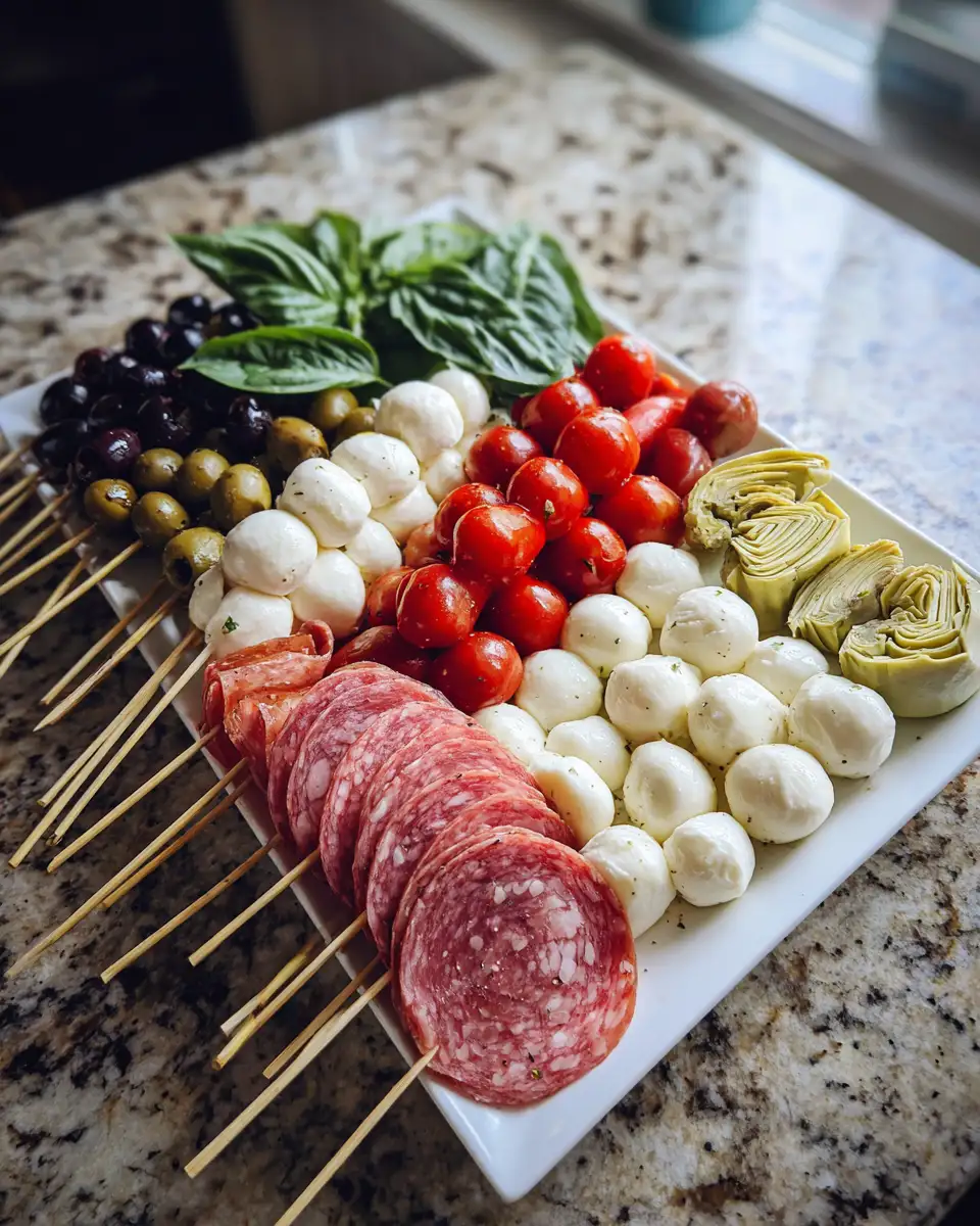 Ingredients for Antipasto Skewers: A Flavorful Twist on Classic Appetizers