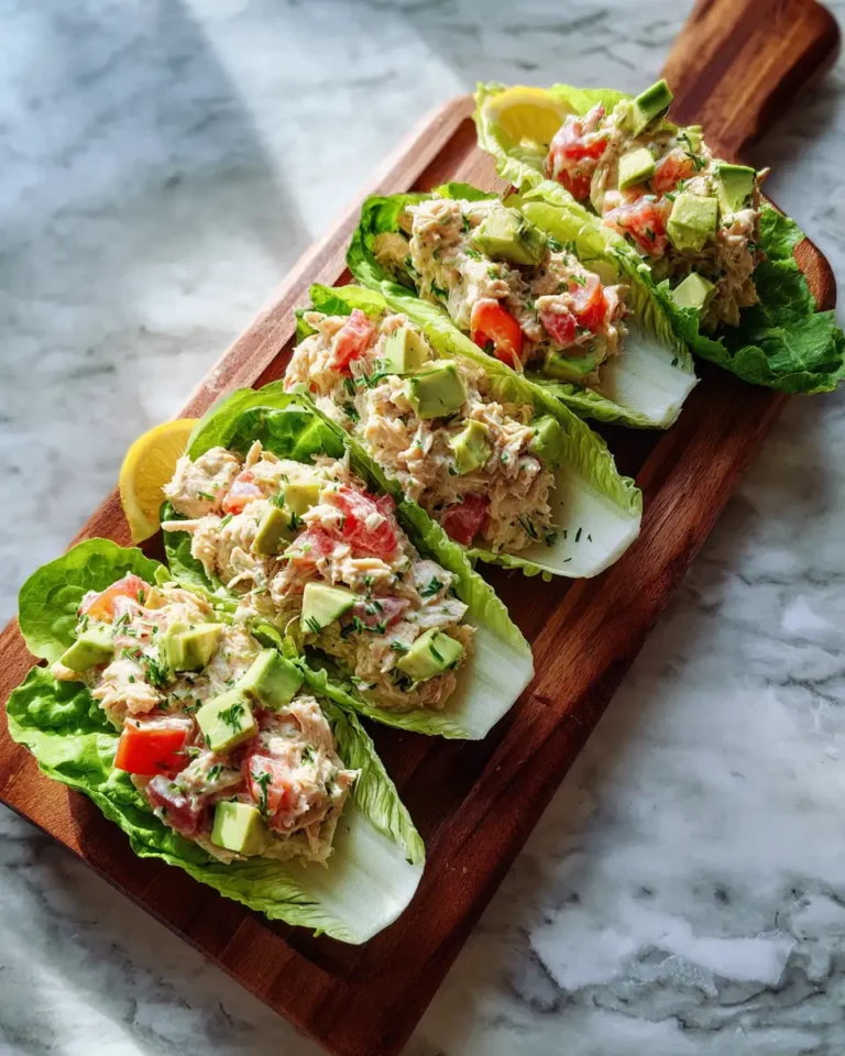 Sail into Flavor Paradise with Avocado Chicken Salad Lettuce Boats - Featured Image