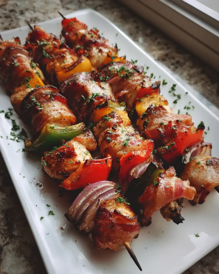 Sizzle and Delight: Bacon Wrapped Chicken Skewers That Steal the Show - Featured Image