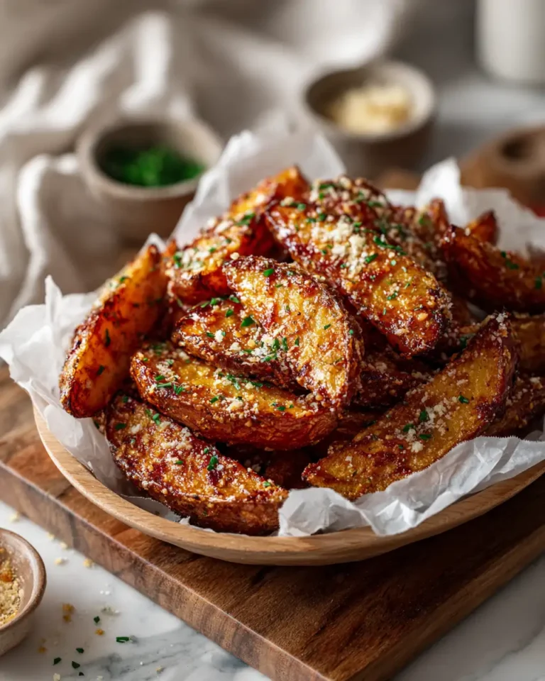 Crispy Baked Garlic Parmesan Potato Wedges: Your New Favorite Side Dish - Featured Image