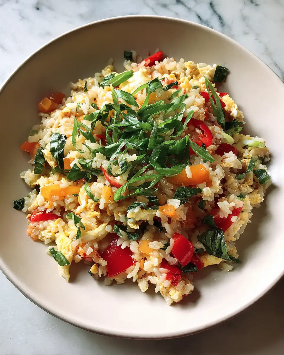 Final dish - Savor the Flavor: Irresistible Basil Fried Rice Recipe