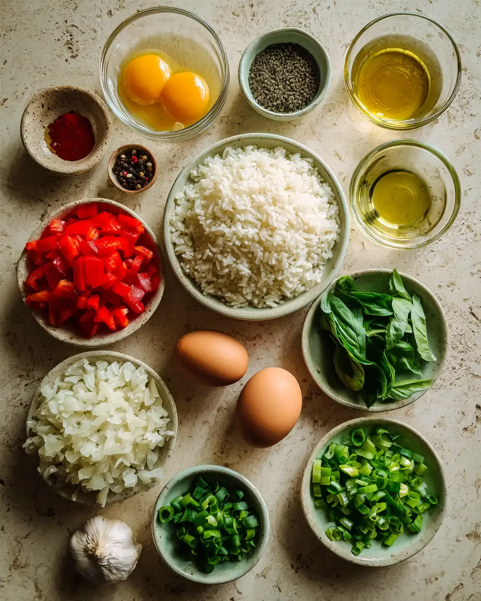 Ingredients for Savor the Flavor: Irresistible Basil Fried Rice Recipe