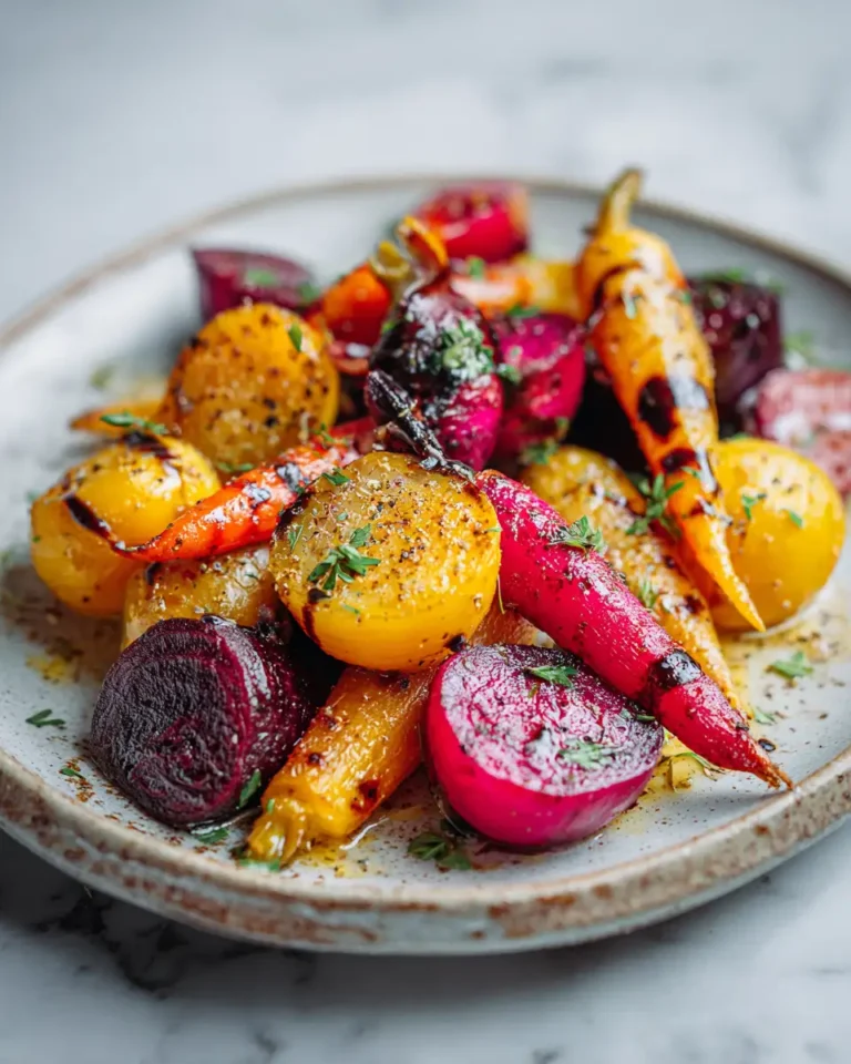 Colorful Harmony: Beets and Carrots with Balsamic Glaze Delight - Featured Image