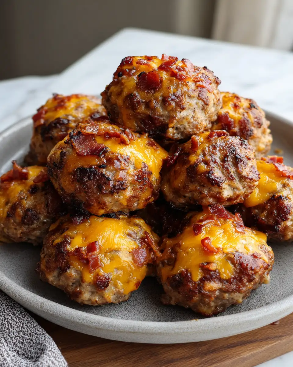 Sizzling Bourbon BBQ Bacon Cheeseburger Meatballs That Will Rock Your Grill 4 Ingredients for Sizzling Bourbon BBQ Bacon Cheeseburger Meatballs That Will Rock Your Grill
