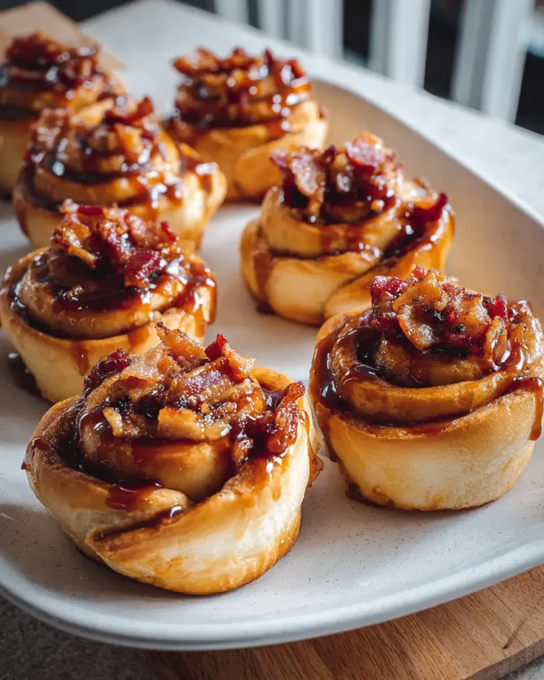 Irresistible Bourbon Maple Bacon Cinnamon Rolls: A Sweet and Savory Delight - Featured Image