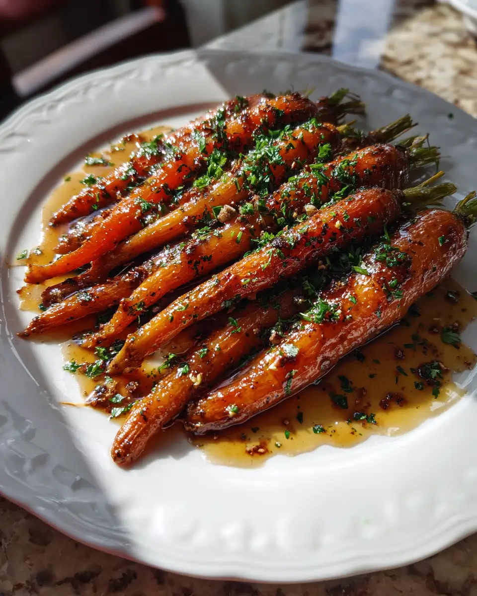 Final dish - Sweet Symphony: Brown Butter Maple Glazed Carrots Delight