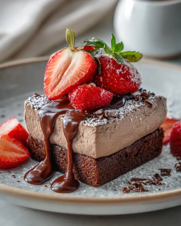 Indulge in Decadence with Brownie Choco Strawberry Mousse Delight - Featured Image