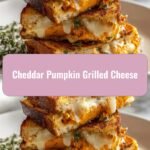 Melt into Autumn Bliss with the Ultimate Cheddar Pumpkin Grilled Cheese