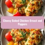Melt-in-Your-Mouth Cheesy Baked Chicken Breasts with Colorful Peppers