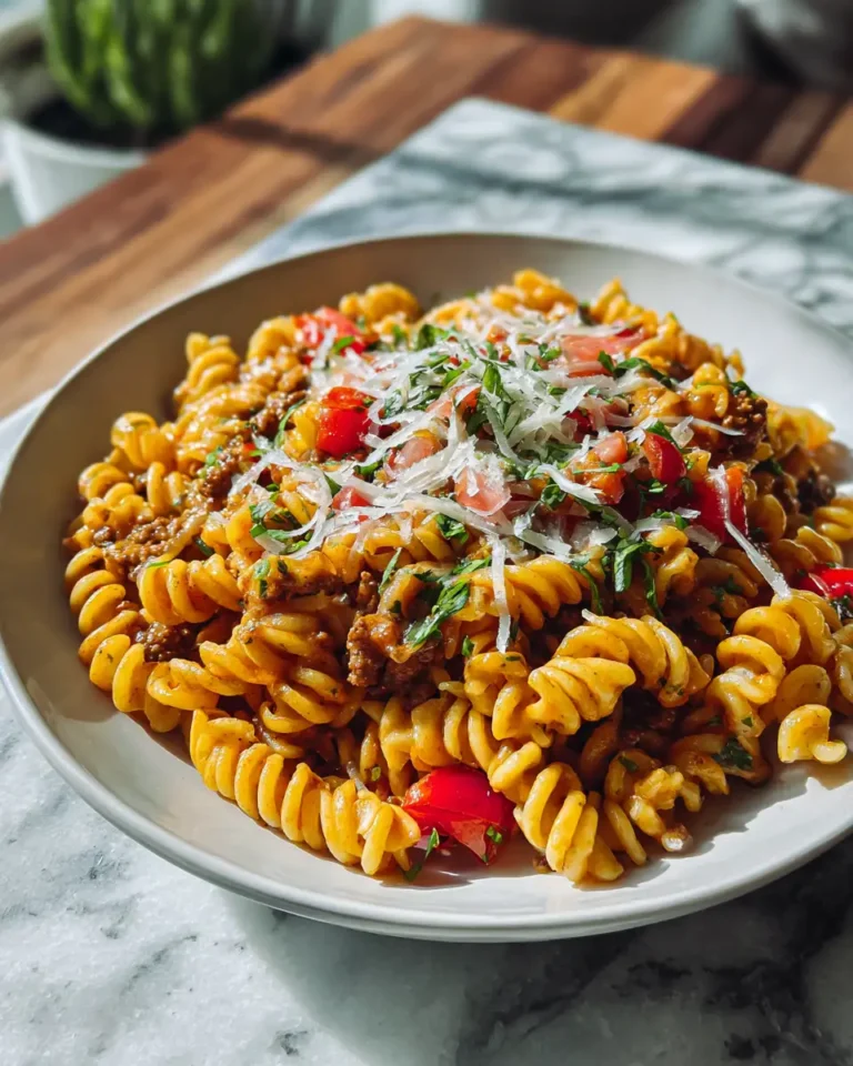Cheesy Taco Pasta: A Flavor Fiesta in Every Bite - Featured Image