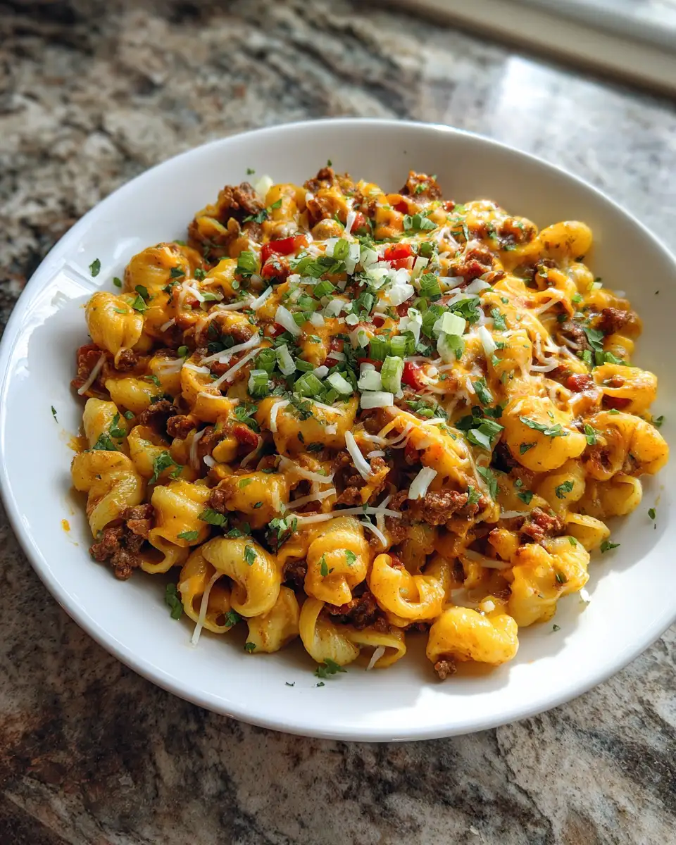 Final dish - Cheesy Taco Pasta: A Flavor Fiesta in Every Bite