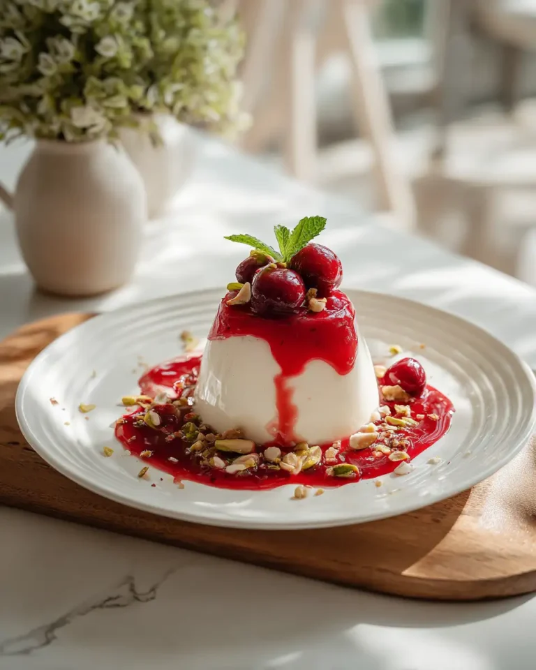 Indulge Your Sweet Tooth: Cherry Muhallebi Delight for Dessert Lovers - Featured Image