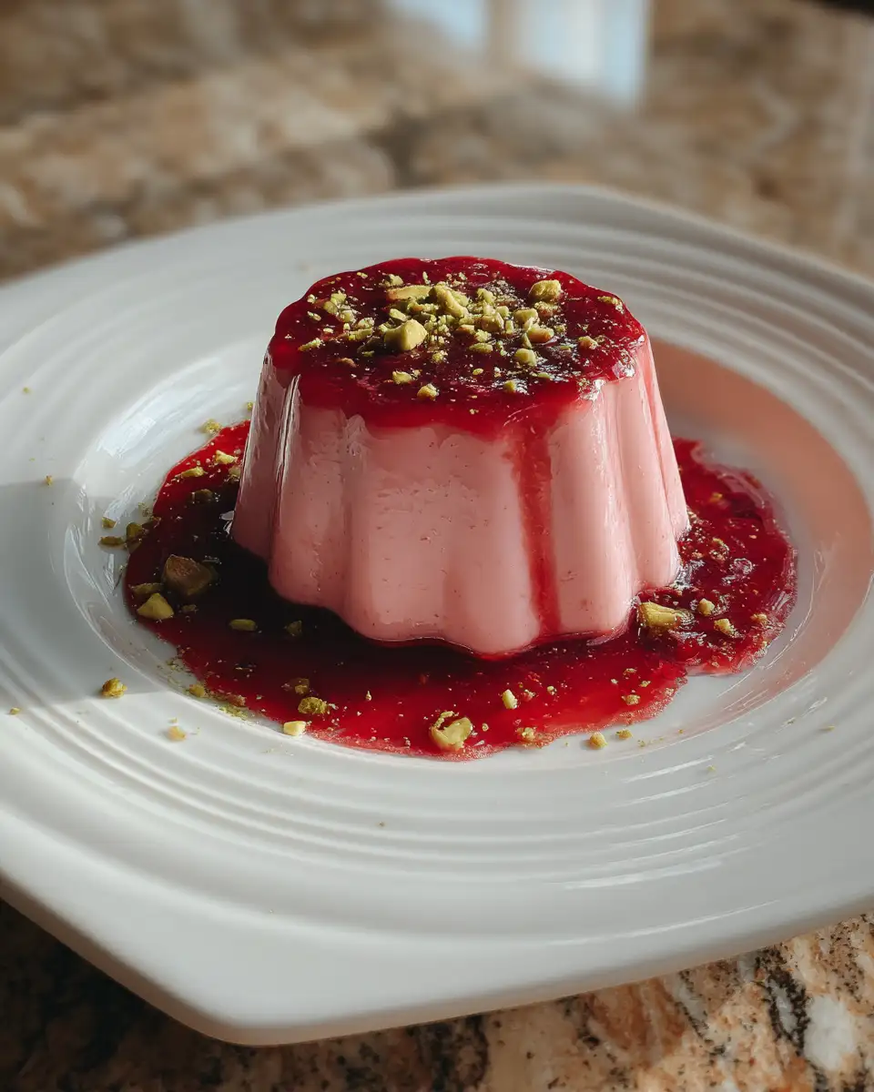 Final dish - Indulge Your Sweet Tooth: Cherry Muhallebi Delight for Dessert Lovers