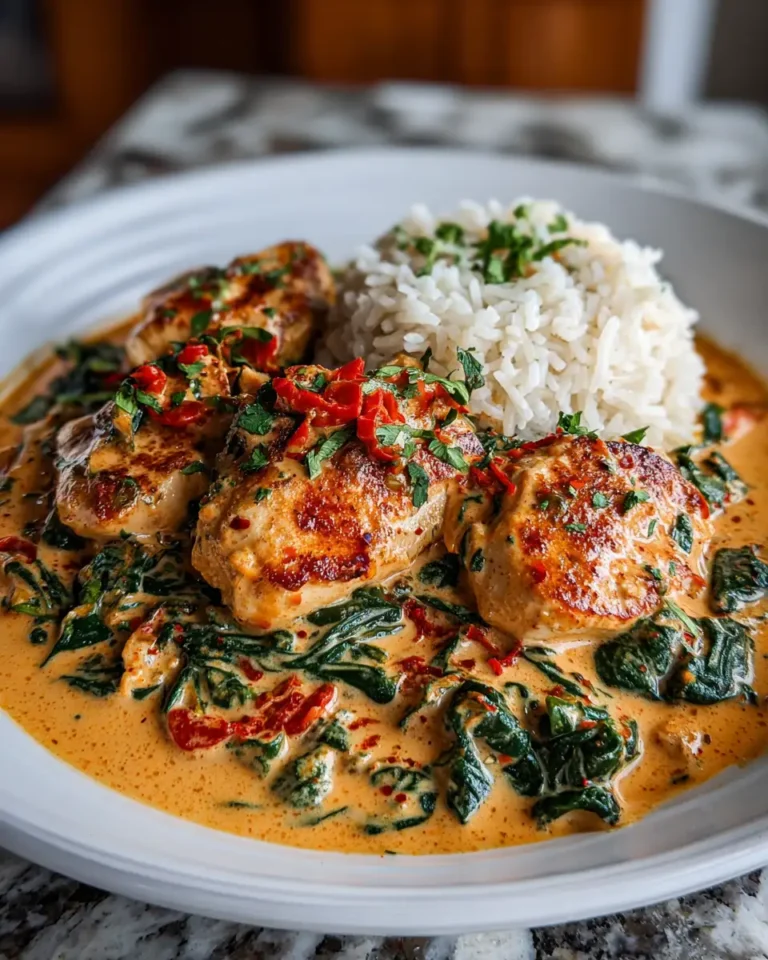 Savor the Flavor: Chicken and Spinach in Creamy Paprika Sauce Delight - Featured Image