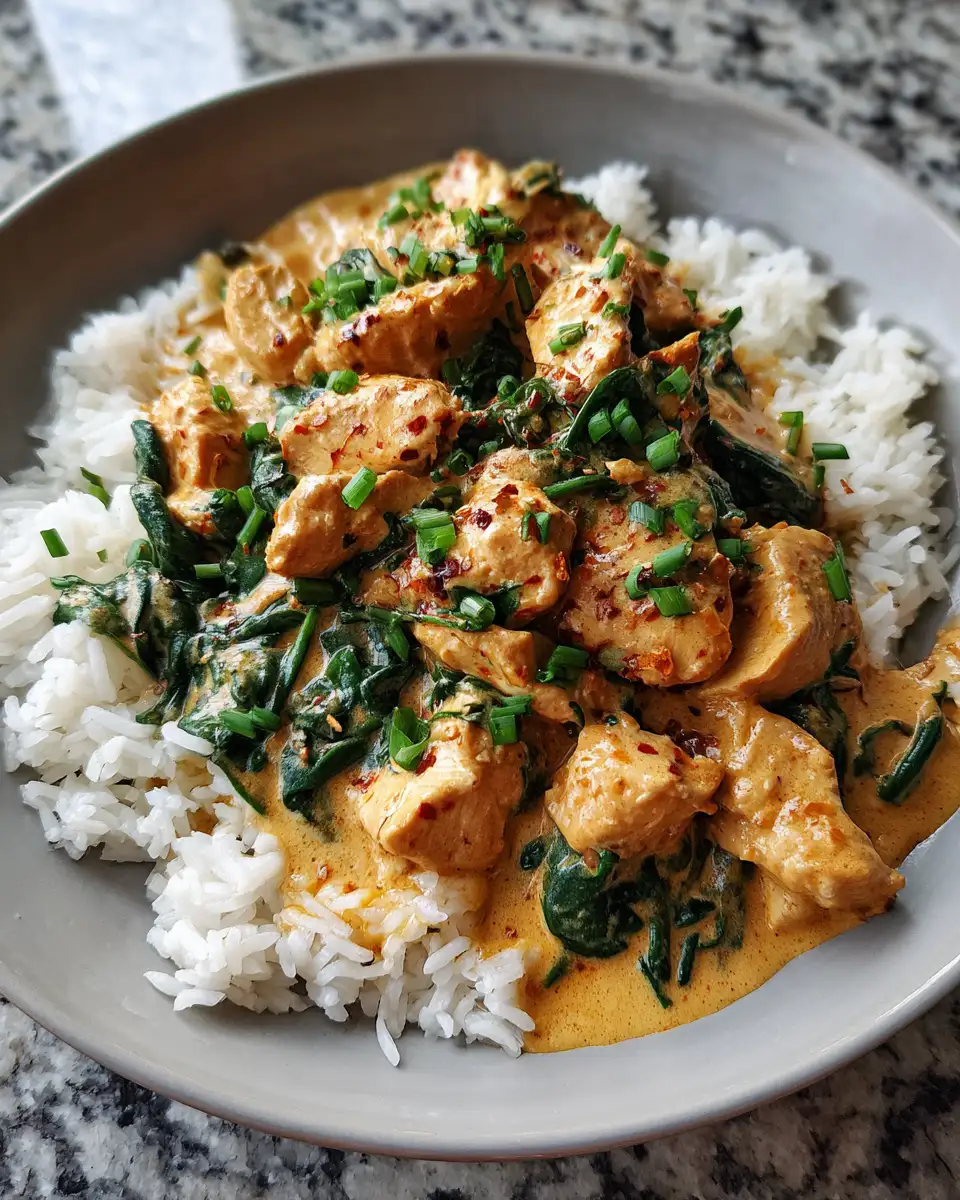 Savor the Flavor: Chicken and Spinach in Creamy Paprika Sauce Delight 6 Final dish - Savor the Flavor: Chicken and Spinach in Creamy Paprika Sauce Delight