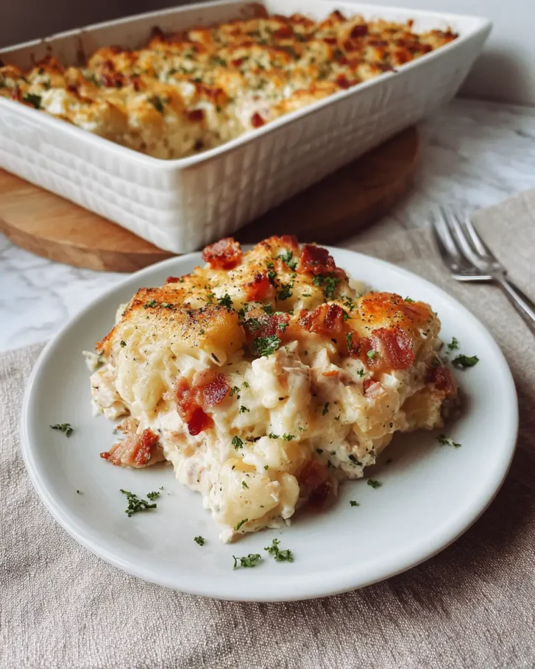 Ultimate Comfort: Chicken Bacon Ranch Casserole Delight - Featured Image