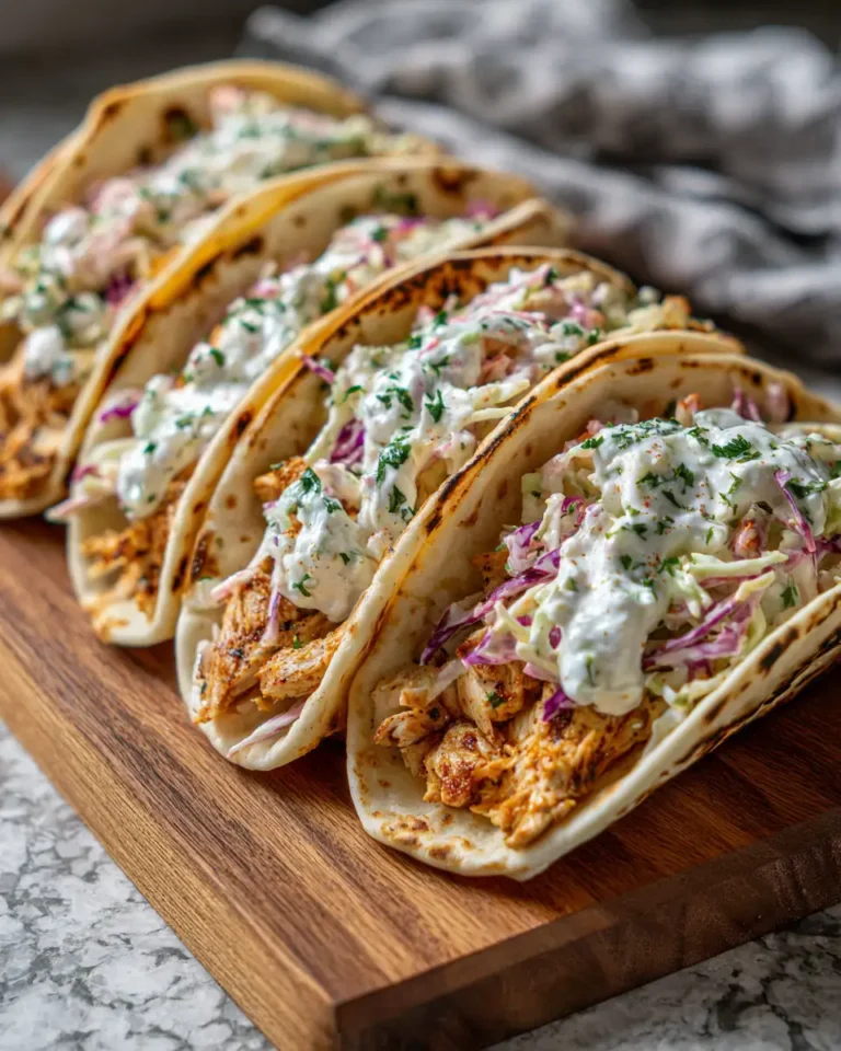 Zesty Chicken Pitas Meet Creamy Herby Ranch Slaw for a Flavor Fiesta - Featured Image