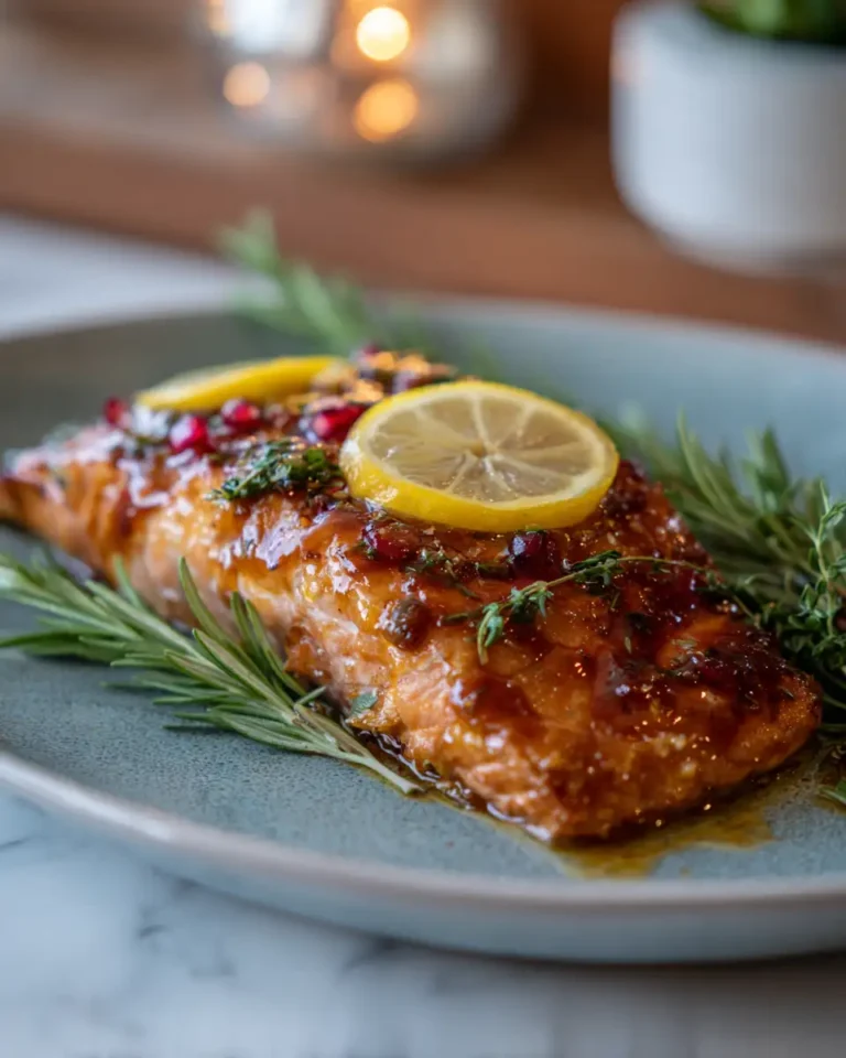 Festive Flavors: Christmas Baked Salmon with Honey Butter Glaze - Featured Image
