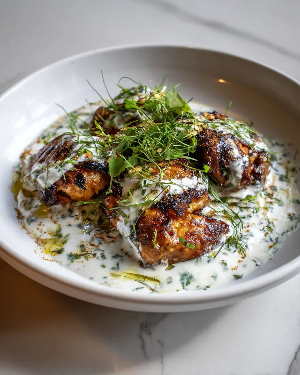 Final dish - Zesty Delight: Transform Your Dishes with Cilantro Lime Crema