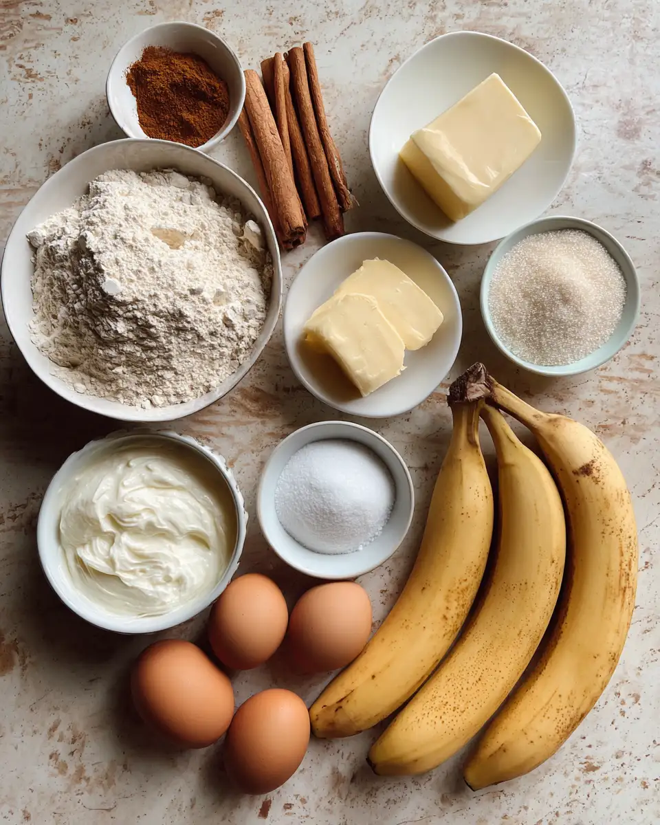 Cinnamon Roll Banana Bread: A Sweet Twist on a Classic Favorite 4 Ingredients for Cinnamon Roll Banana Bread: A Sweet Twist on a Classic Favorite