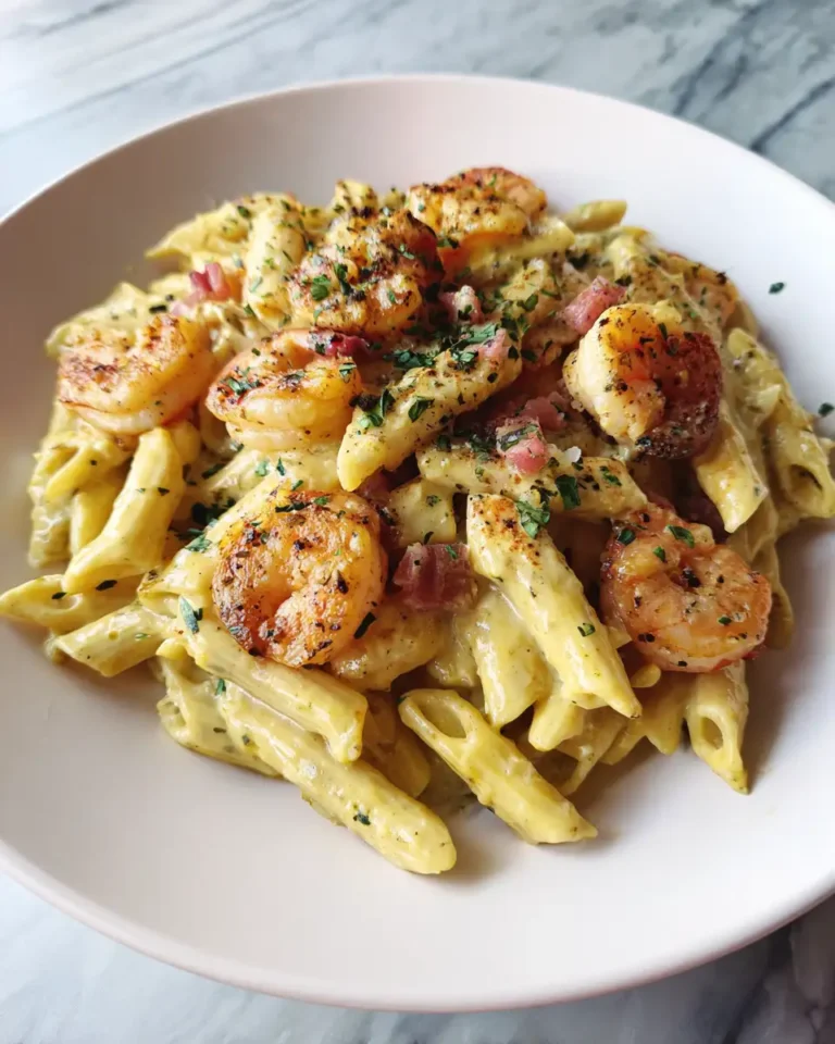 Creamy Cajun Shrimp Pasta Delight with Penne - Featured Image