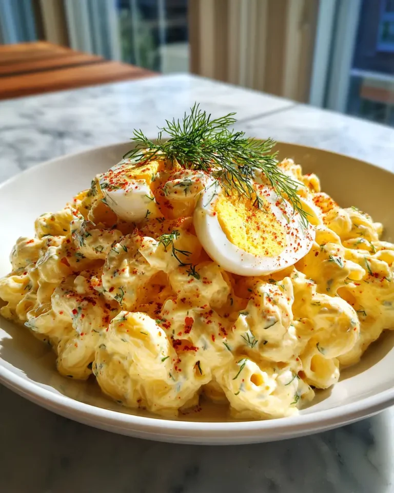 Ultimate Creamy Deviled Egg Macaroni Salad Delight - Featured Image