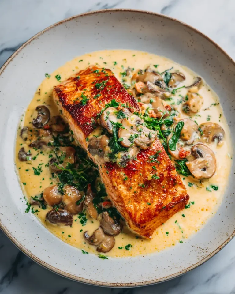 Indulge in Decadence with Creamy Garlic Butter Tuscan Salmon - Featured Image