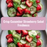 Crisp Cucumber Strawberry Salad Freshness Burst