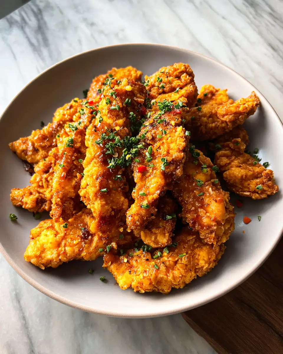 Final dish - Crispy Chicken Tender Lovers Unite Discover the Ultimate Recipe for Irresistible Crunch