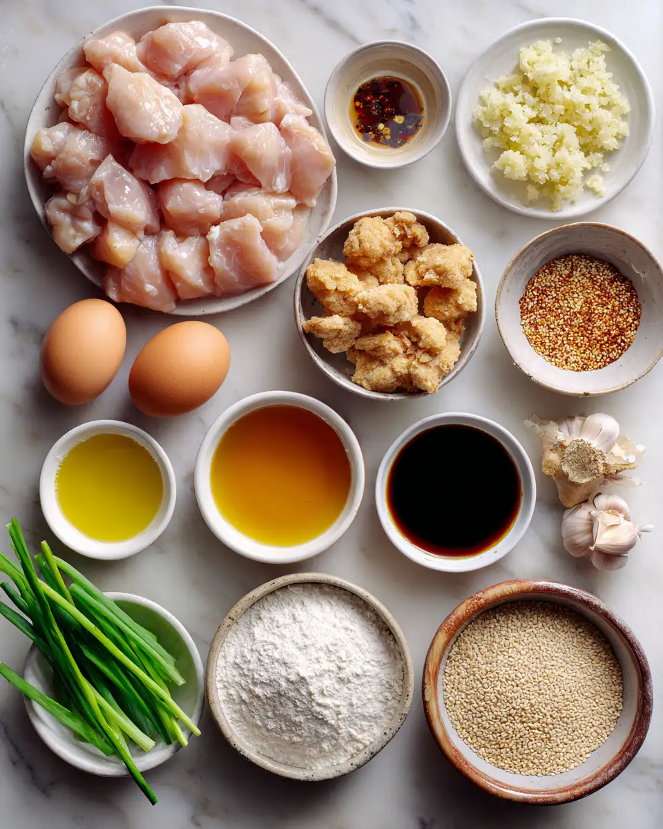 Irresistibly Crispy Chinese Honey Garlic Chicken: Your New Favorite Dish 4 Ingredients for Irresistibly Crispy Chinese Honey Garlic Chicken: Your New Favorite Dish