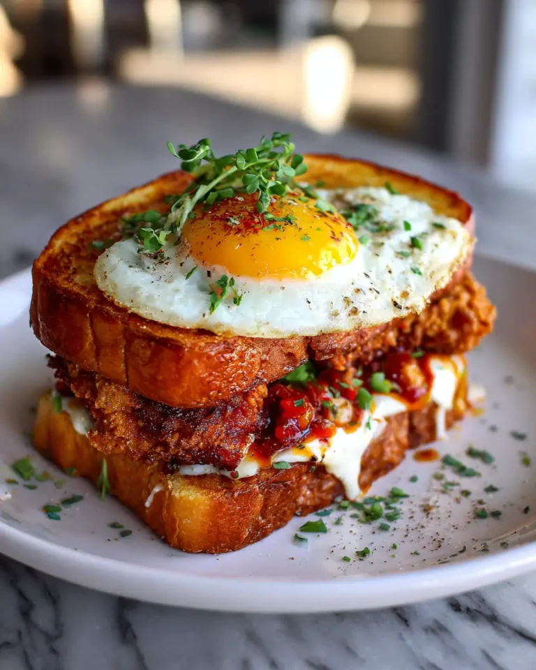 The Ultimate Breakfast Indulgence: Crispy French Toast Fried Chicken Sandwich - Featured Image