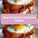 The Ultimate Breakfast Indulgence: Crispy French Toast Fried Chicken Sandwich
