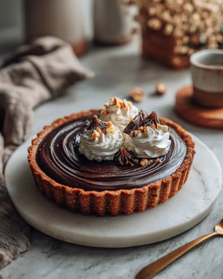 Decadent Delight: Indulge in the Dark Chocolate Pumpkin Tart Sensation - Featured Image