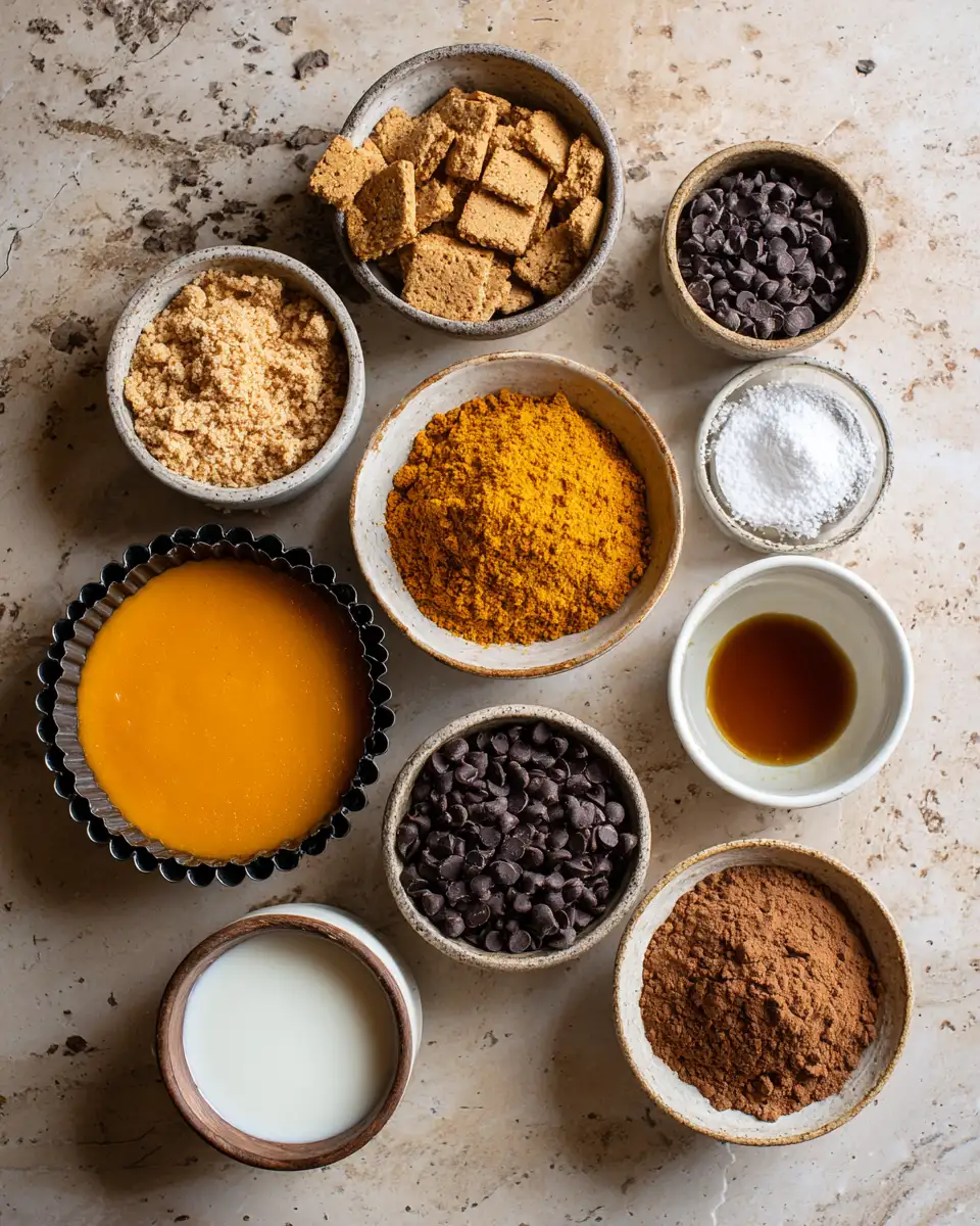Decadent Delight: Indulge in the Dark Chocolate Pumpkin Tart Sensation 4 Ingredients for Decadent Delight: Indulge in the Dark Chocolate Pumpkin Tart Sensation