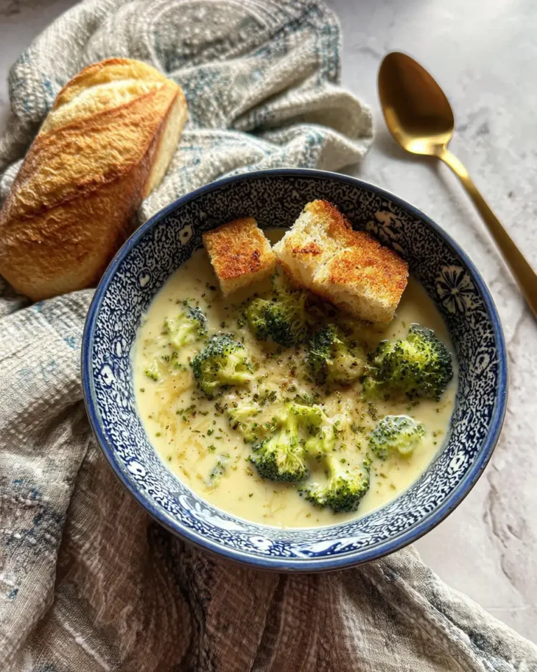 Creamy Comfort in a Bowl Easy Broccoli Cheese Soup Recipe - Featured Image