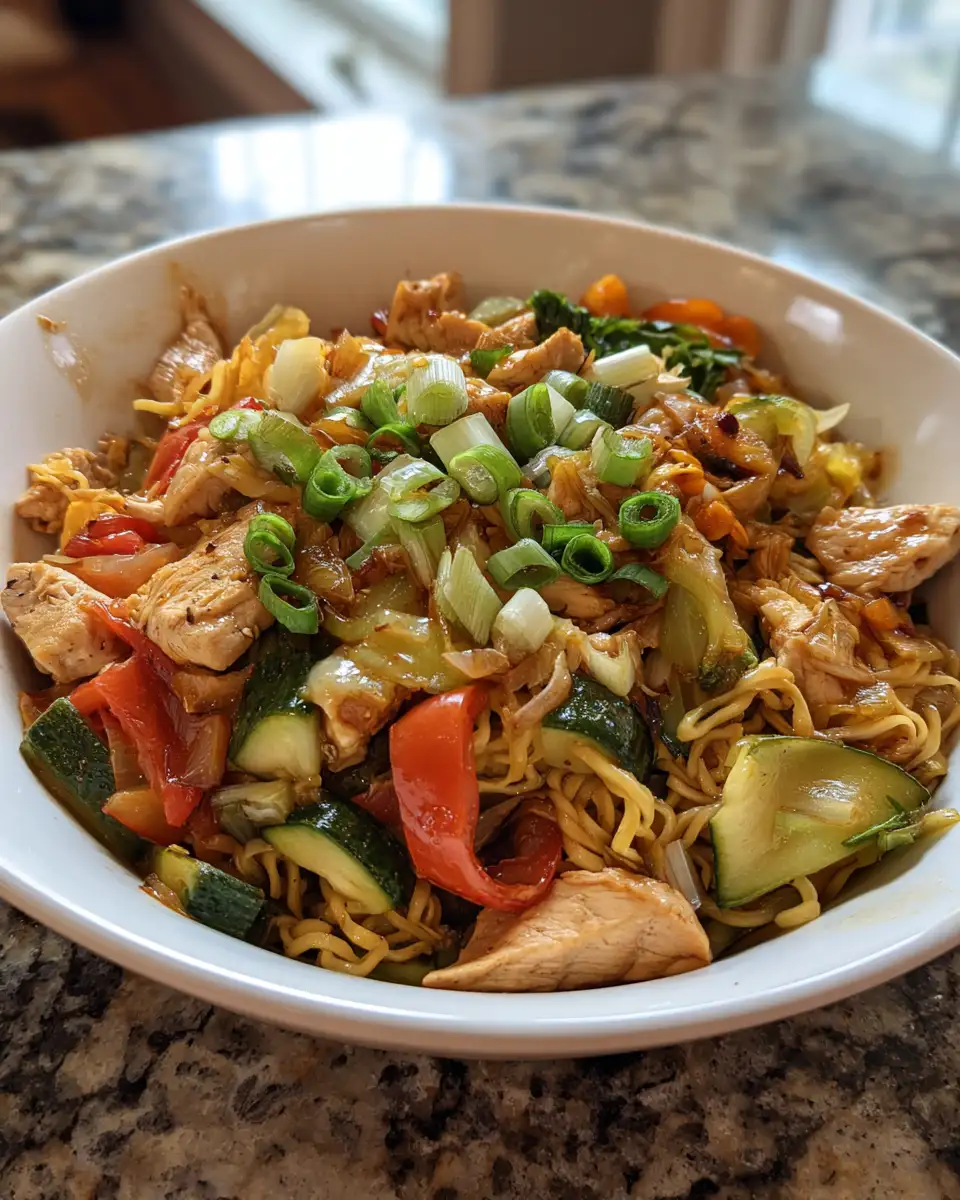 Final dish - Quick & Tasty Weeknight Delight Easy Chicken Stir Fry