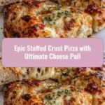Epic Stuffed Crust Pizza: Experience the Ultimate Cheese Pull Delight