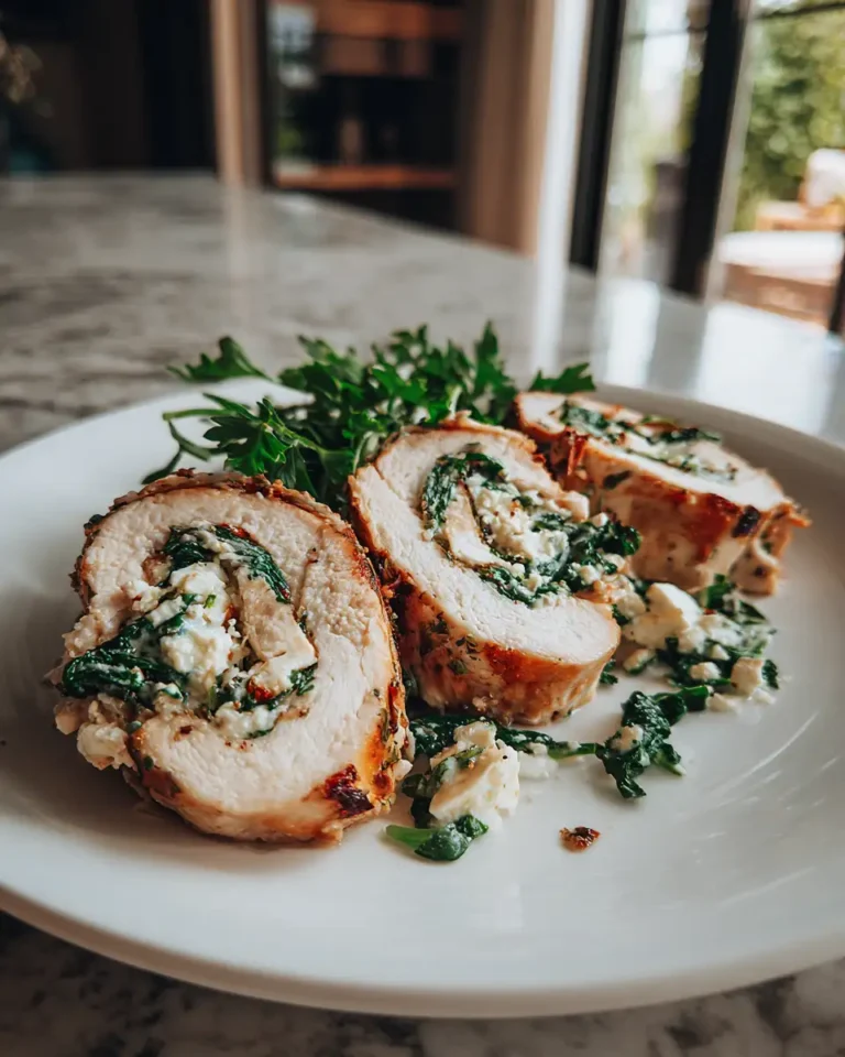 Savor the Flavor: Feta and Spinach Rolled Chicken Delight - Featured Image