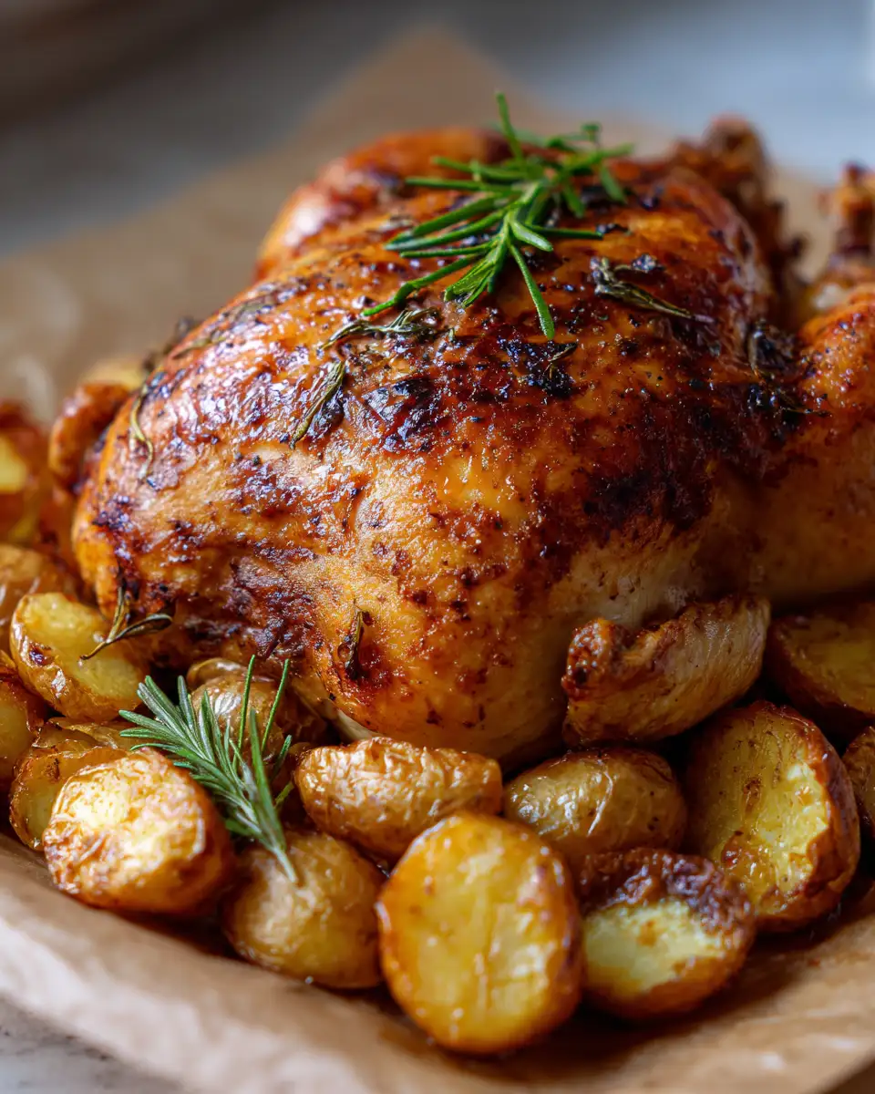 Final dish - Savor the Elegance: French Chicken and Potatoes Delight