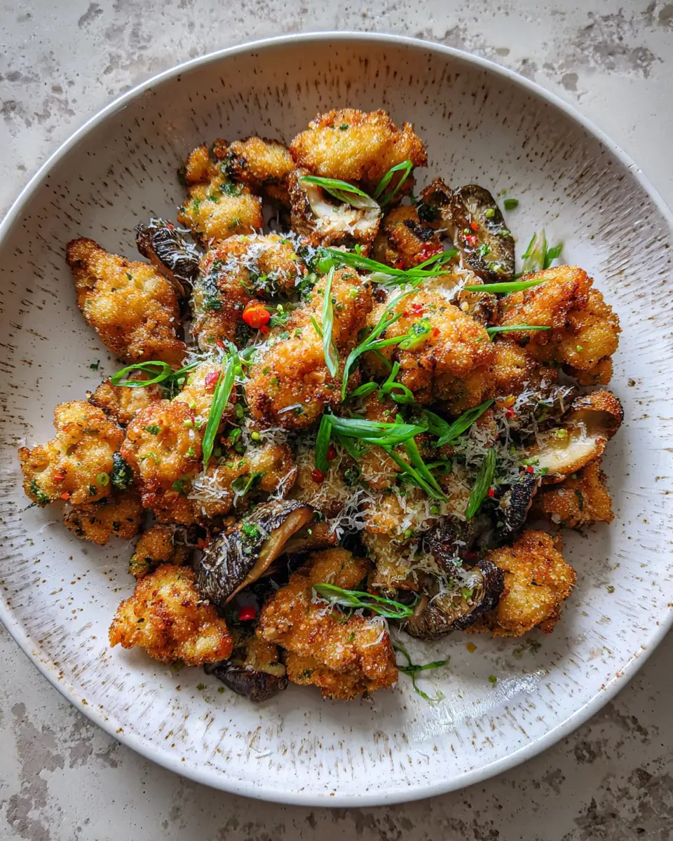 Final dish - Crispy Delights: Discover the Magic of Fried Mushrooms