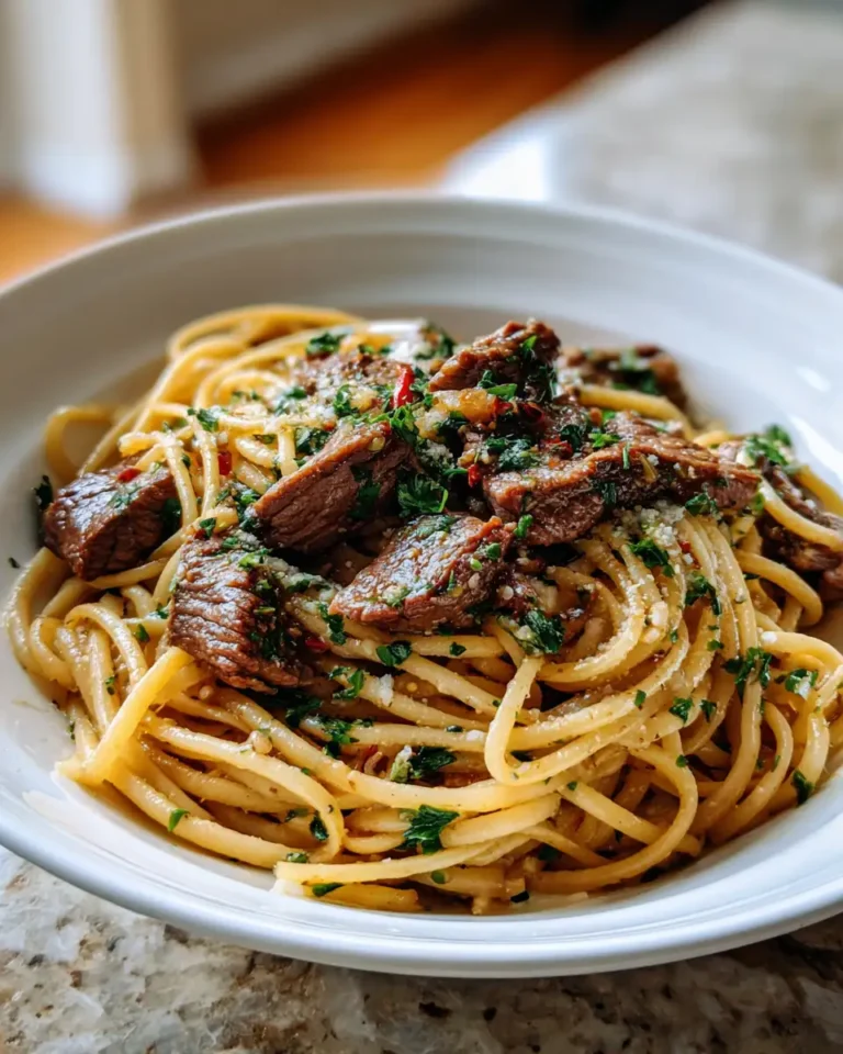 Savor the Flavor: Irresistible Garlic Butter Beef Pasta Recipe - Featured Image