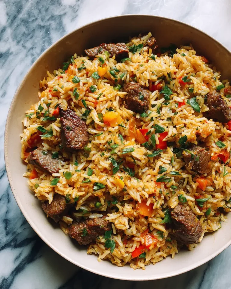 Savor the Flavor: The Ultimate Garlic Butter Beef & Rice Skillet Delight - Featured Image